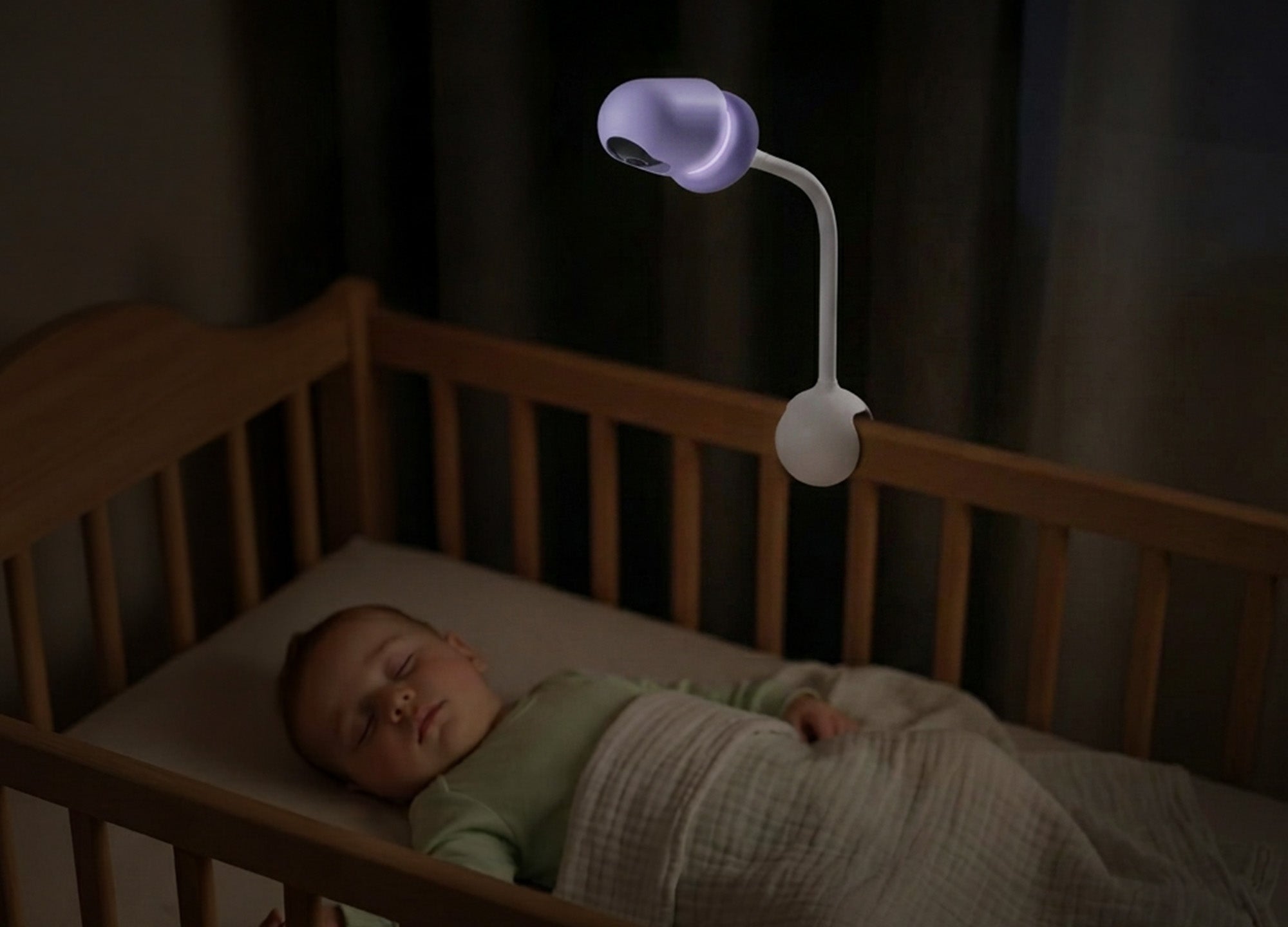 Smart ambient light for peaceful midnight care